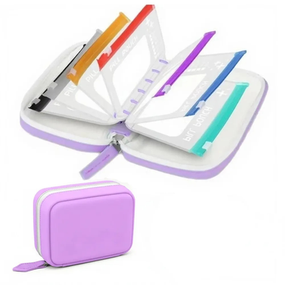 Portable Silicone Pill Pouch Organiser