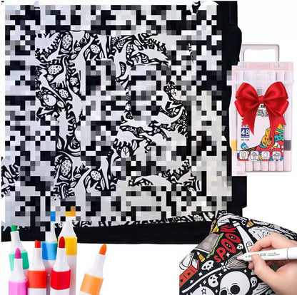 DIY Colouring Blanket