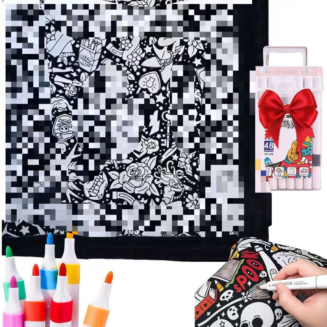 DIY Colouring Blanket