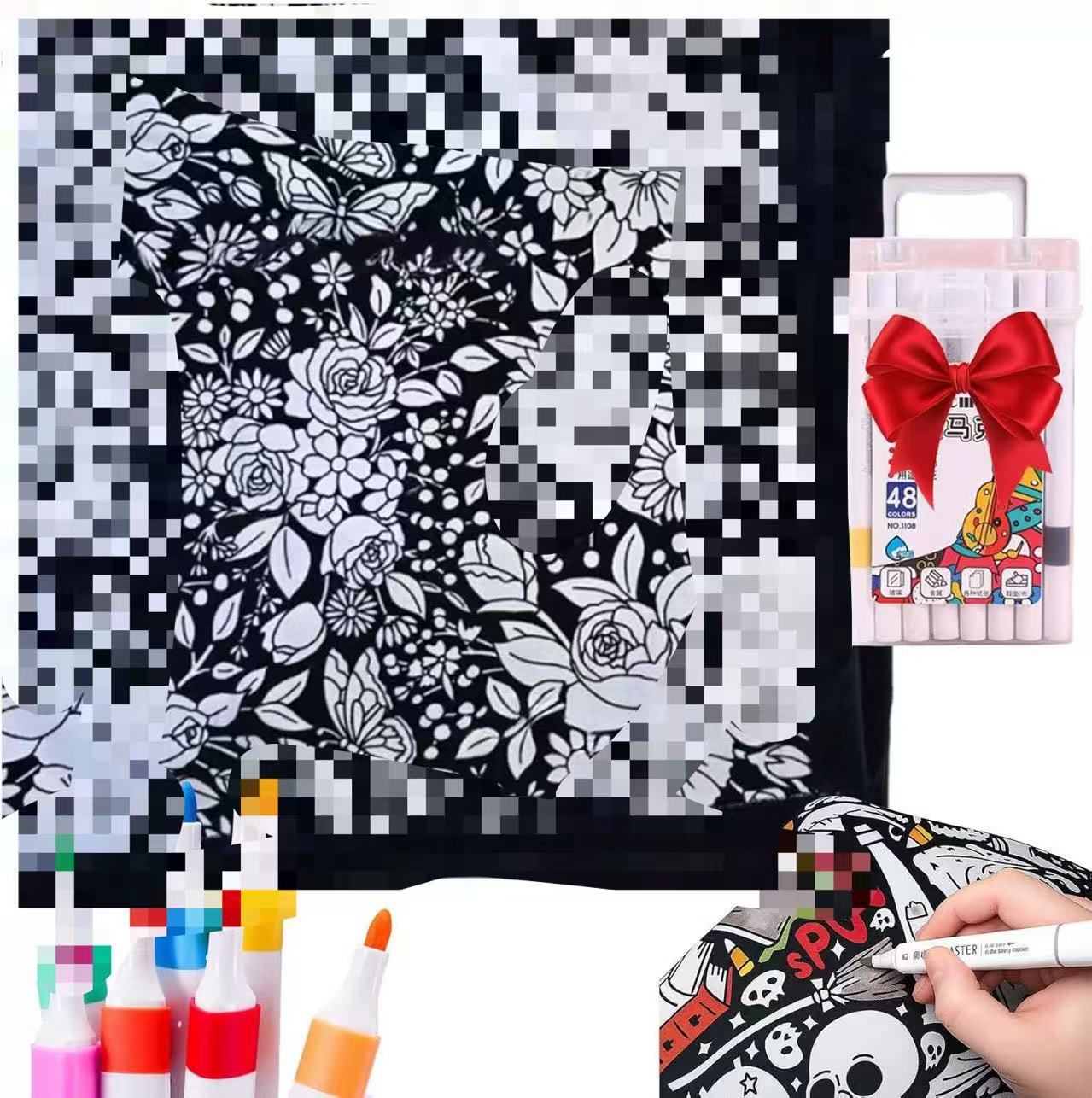 DIY Colouring Blanket