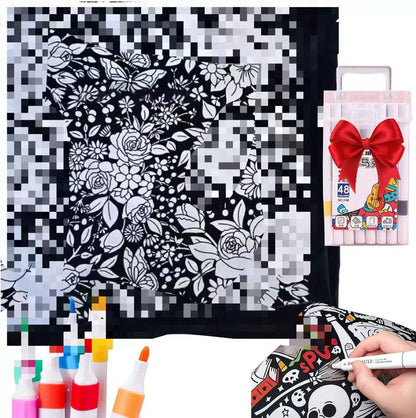 DIY Colouring Blanket