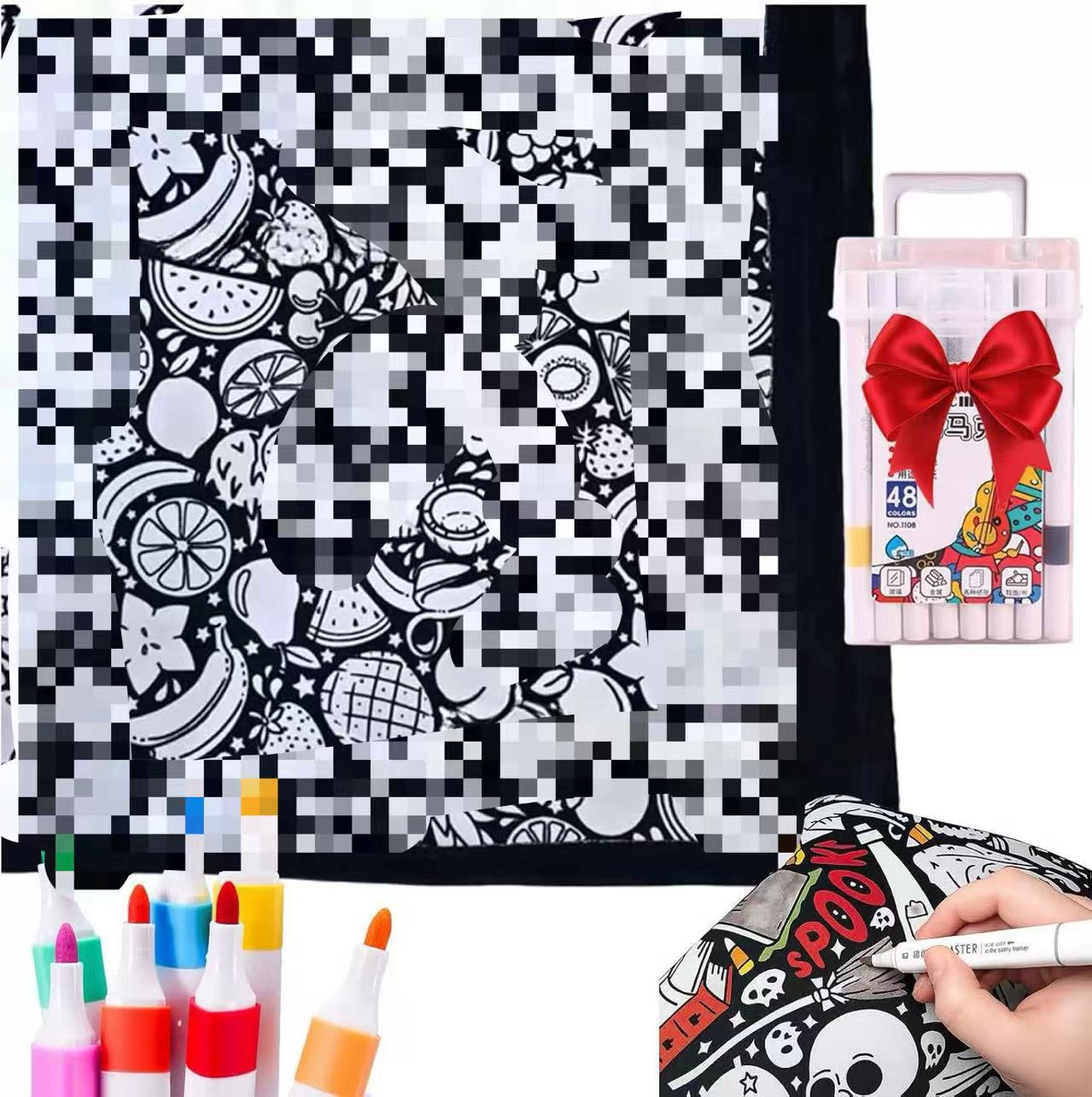 DIY Colouring Blanket