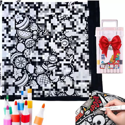 DIY Colouring Blanket