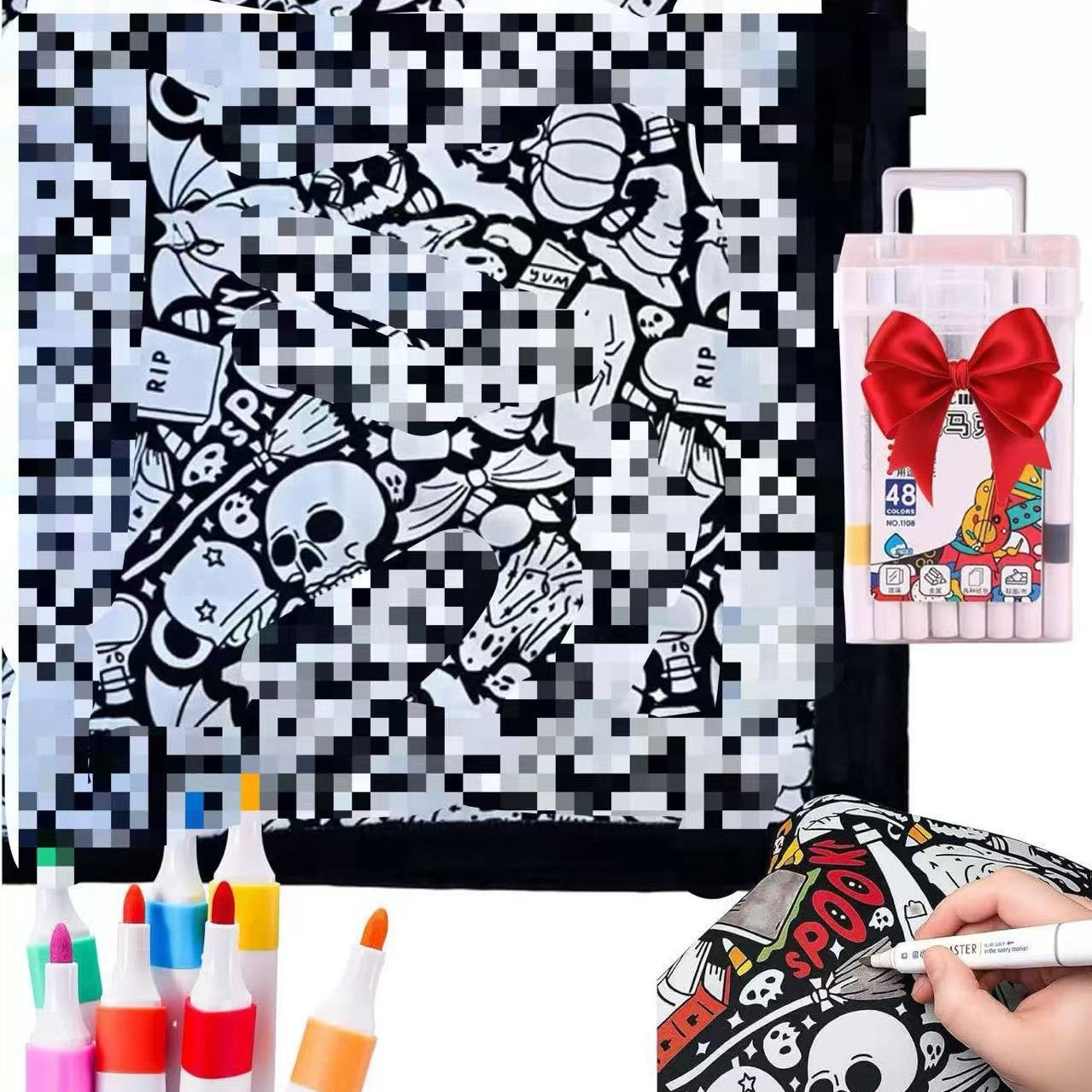 DIY Colouring Blanket