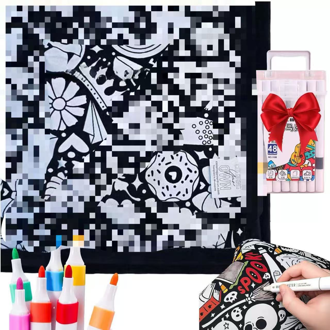DIY Colouring Blanket