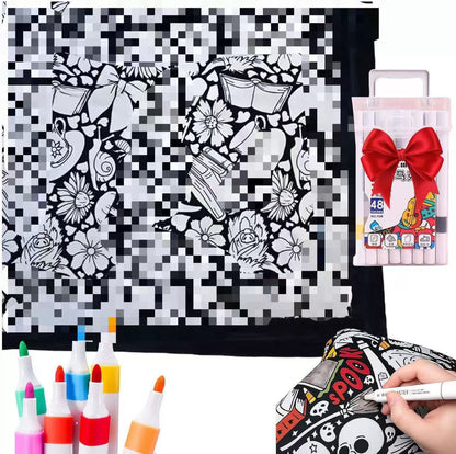DIY Colouring Blanket
