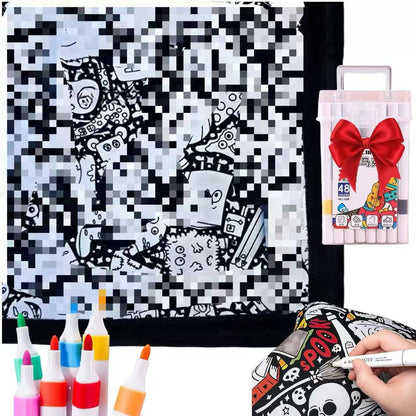 DIY Colouring Blanket
