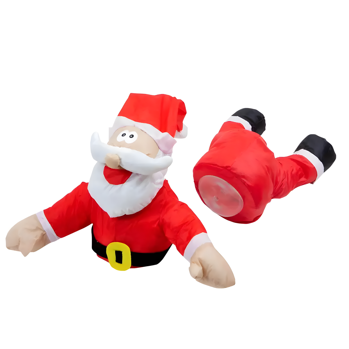Hanging Santa and Reindeer Window Decorations