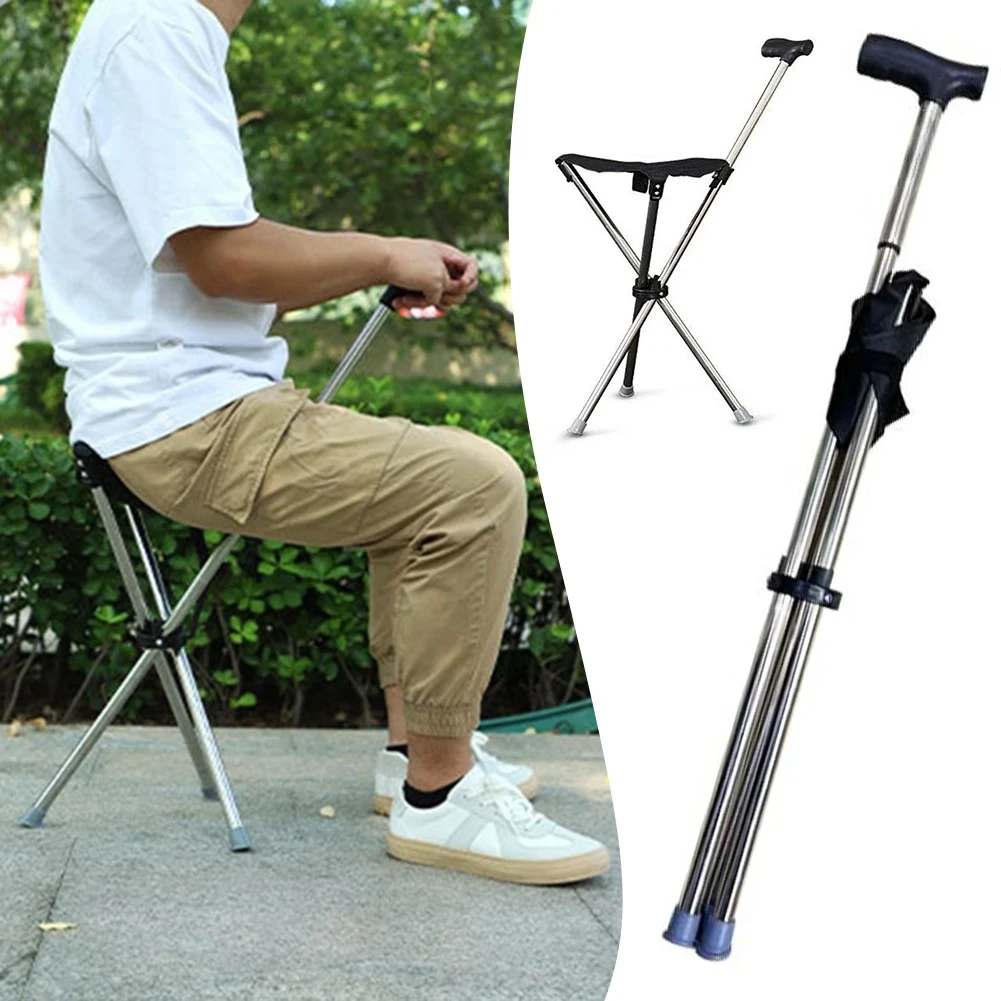 Folding Cane Stool