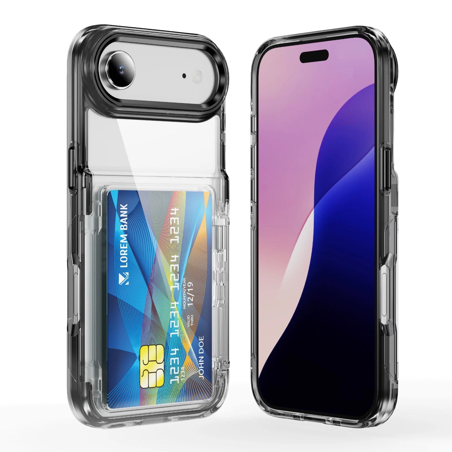iPhone Protective Case with Card Holder
