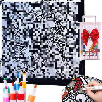 DIY Colouring Blanket