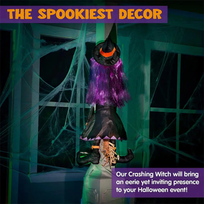 Hanging Witch Halloween Decoration