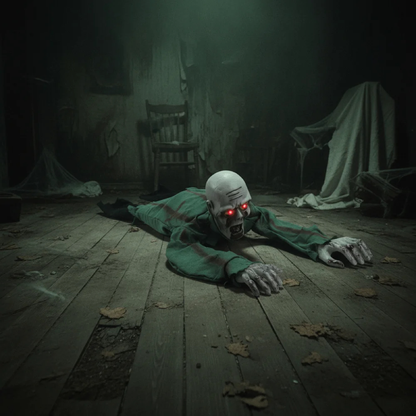 Animated Crawling Zombie Halloween Decoration