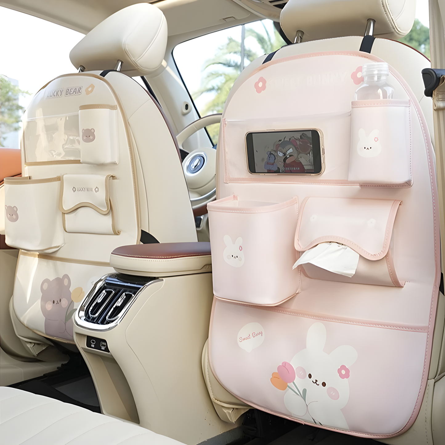 Cartoon Car Seat Back Organiser