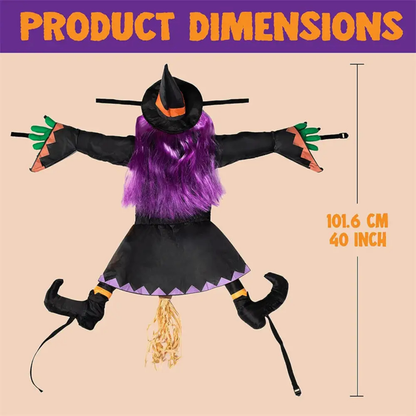 Hanging Witch Halloween Decoration