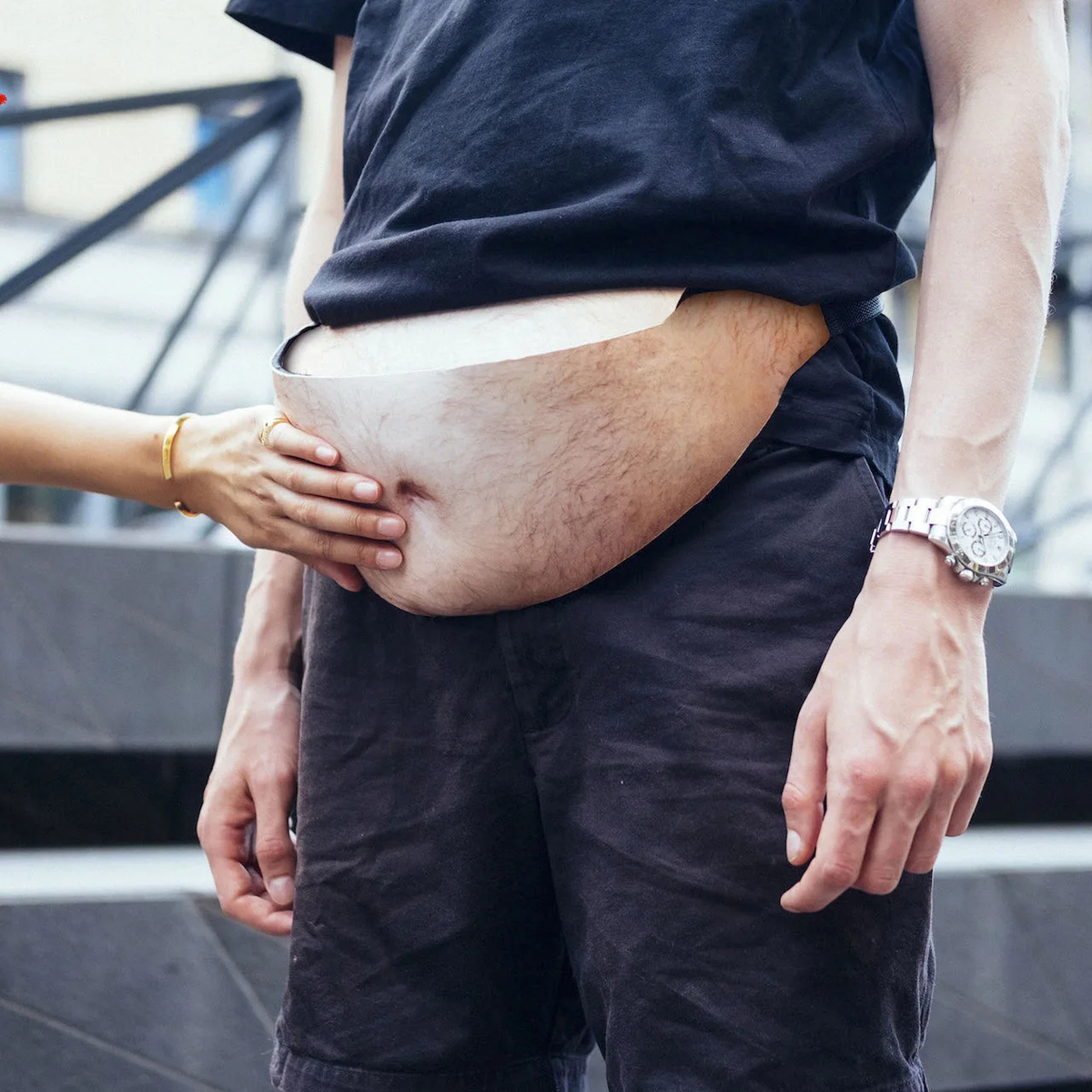 Funny Belly Novelty Waist Bag