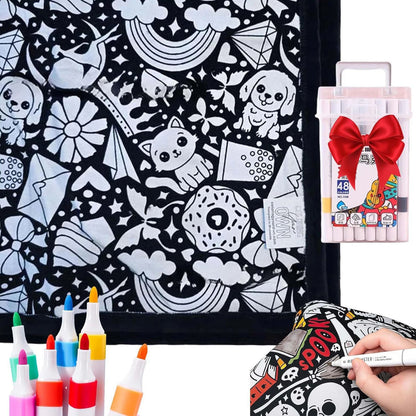 DIY Colouring Blanket