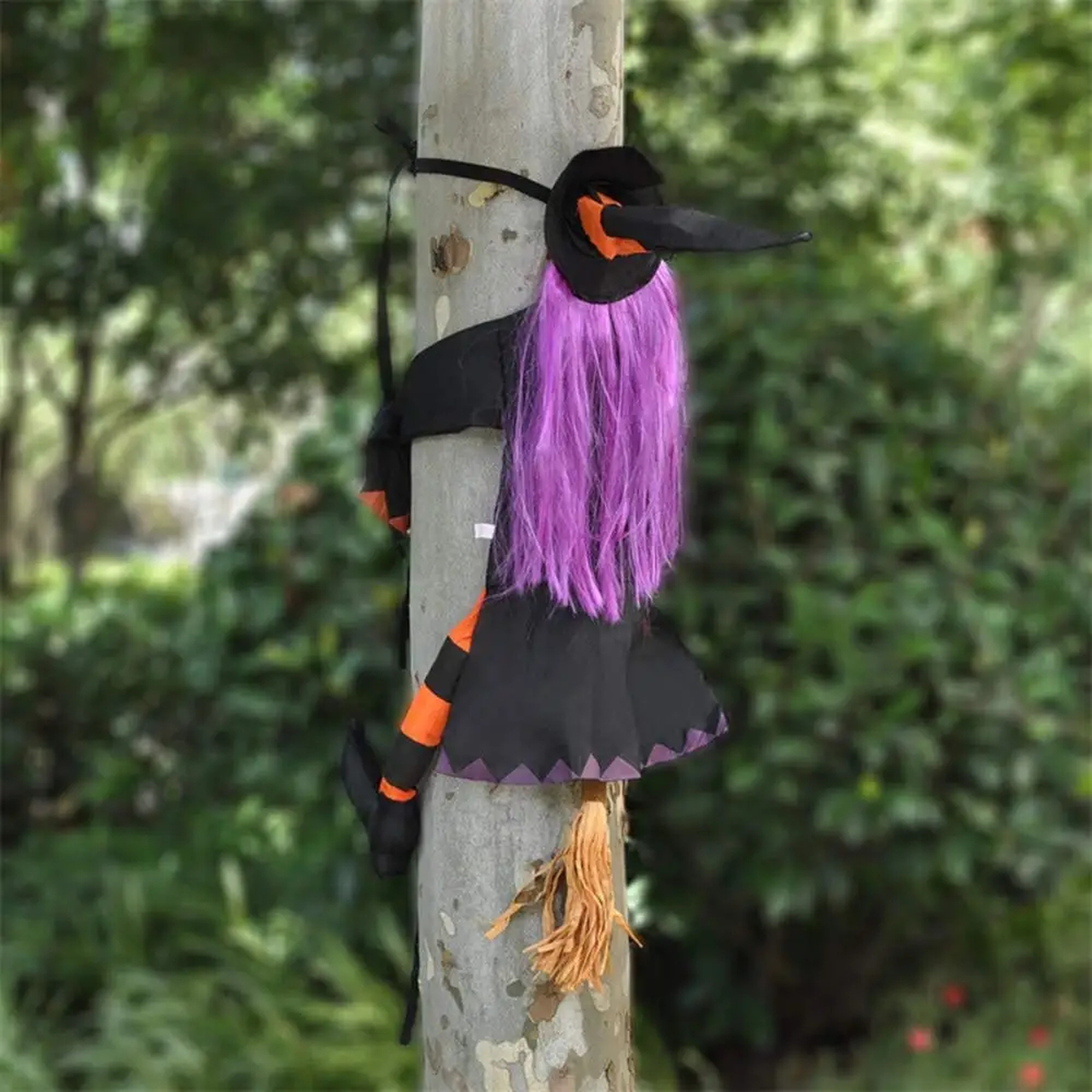 Hanging Witch Halloween Decoration