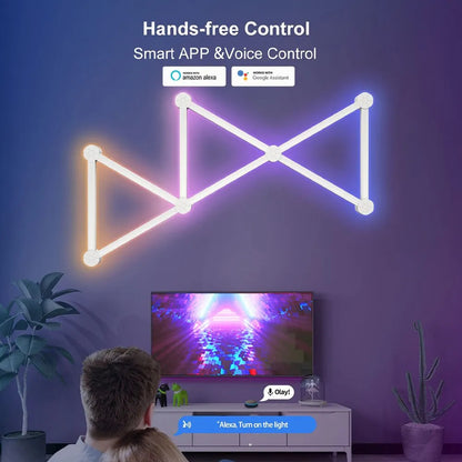 Wi-Fi RGBIC LED Smart Wall Light Bar