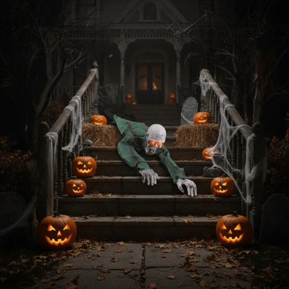 Animated Crawling Zombie Halloween Decoration