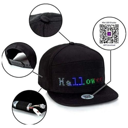 Bluetooth LED Display Cap