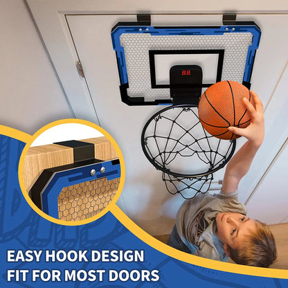 Wall-Mounted Indoor Basketball Hoop