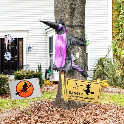 Hanging Witch Halloween Decoration