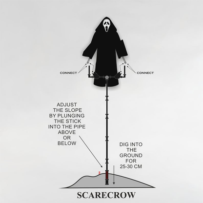 Hanging Scarecrow Halloween Decoration