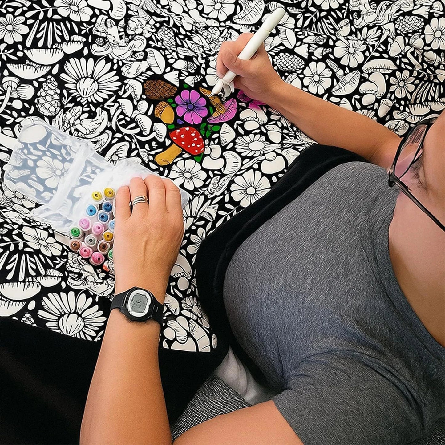 DIY Colouring Blanket