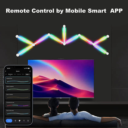 Wi-Fi RGBIC LED Smart Wall Light Bar