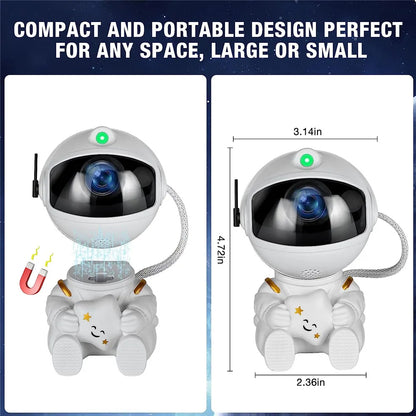 Astronaut Galaxy Star Projector Night Light