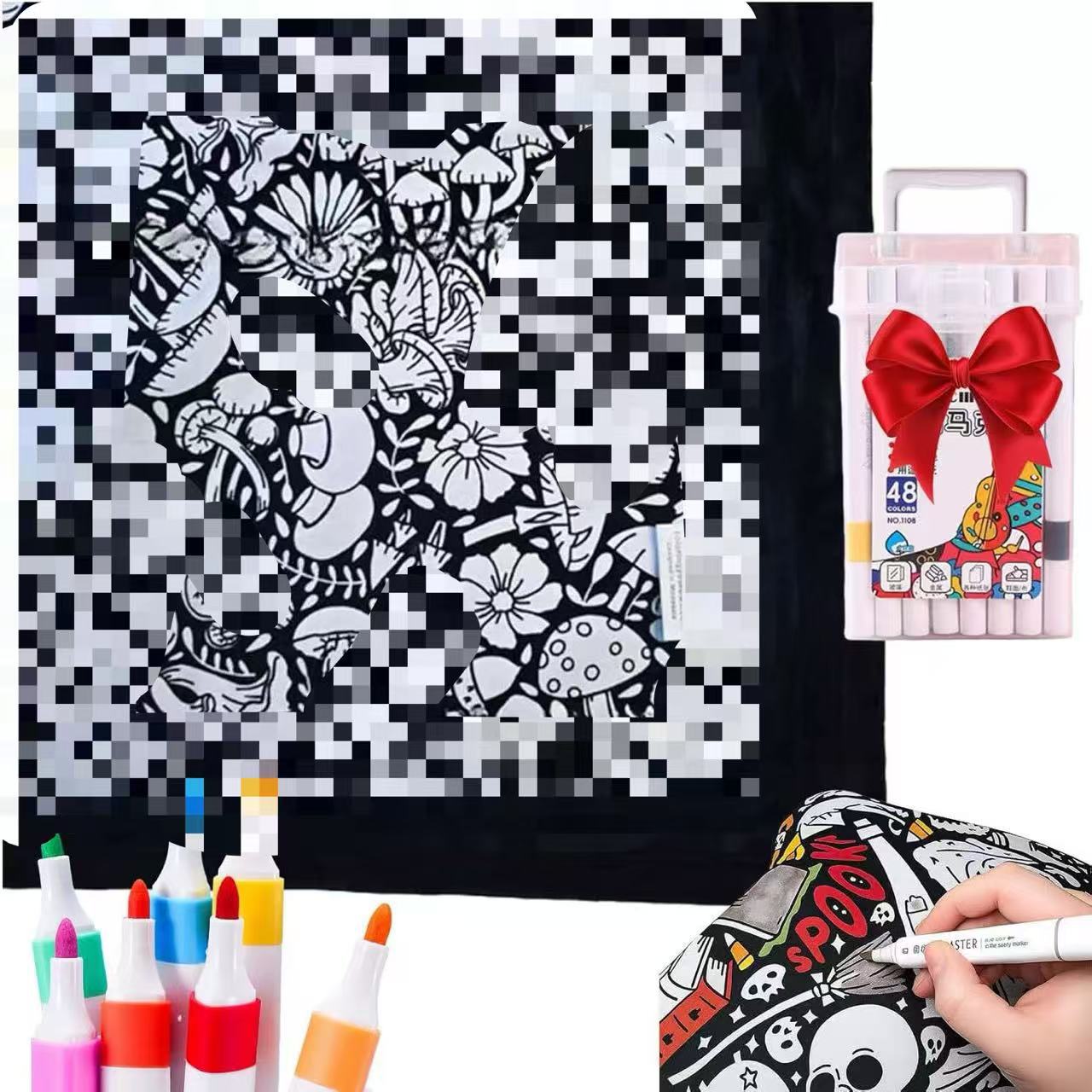 DIY Colouring Blanket