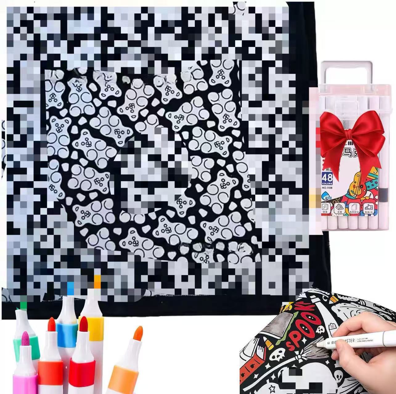 DIY Colouring Blanket