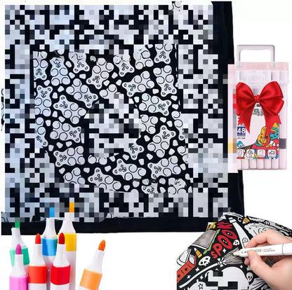 DIY Colouring Blanket