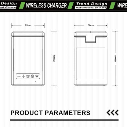 6-in-1 Magnetic Wireless Charger & Speaker
