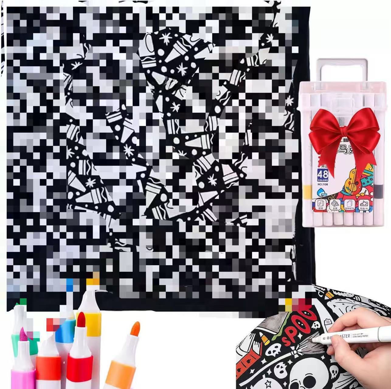 DIY Colouring Blanket