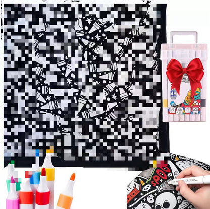 DIY Colouring Blanket